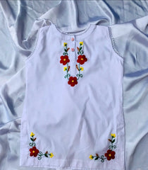Hand embroidered kurta with farshi shalwar