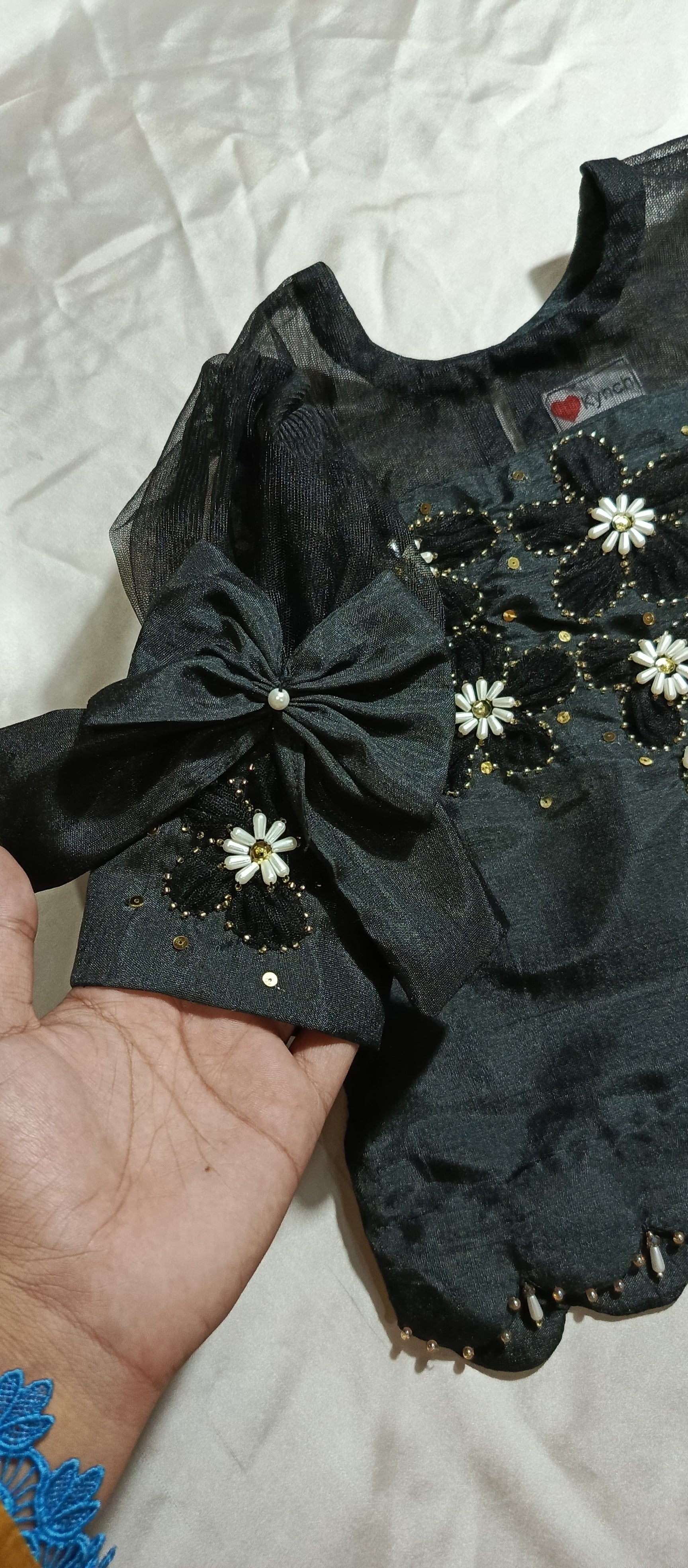 3d hand Embellished Farshi suit